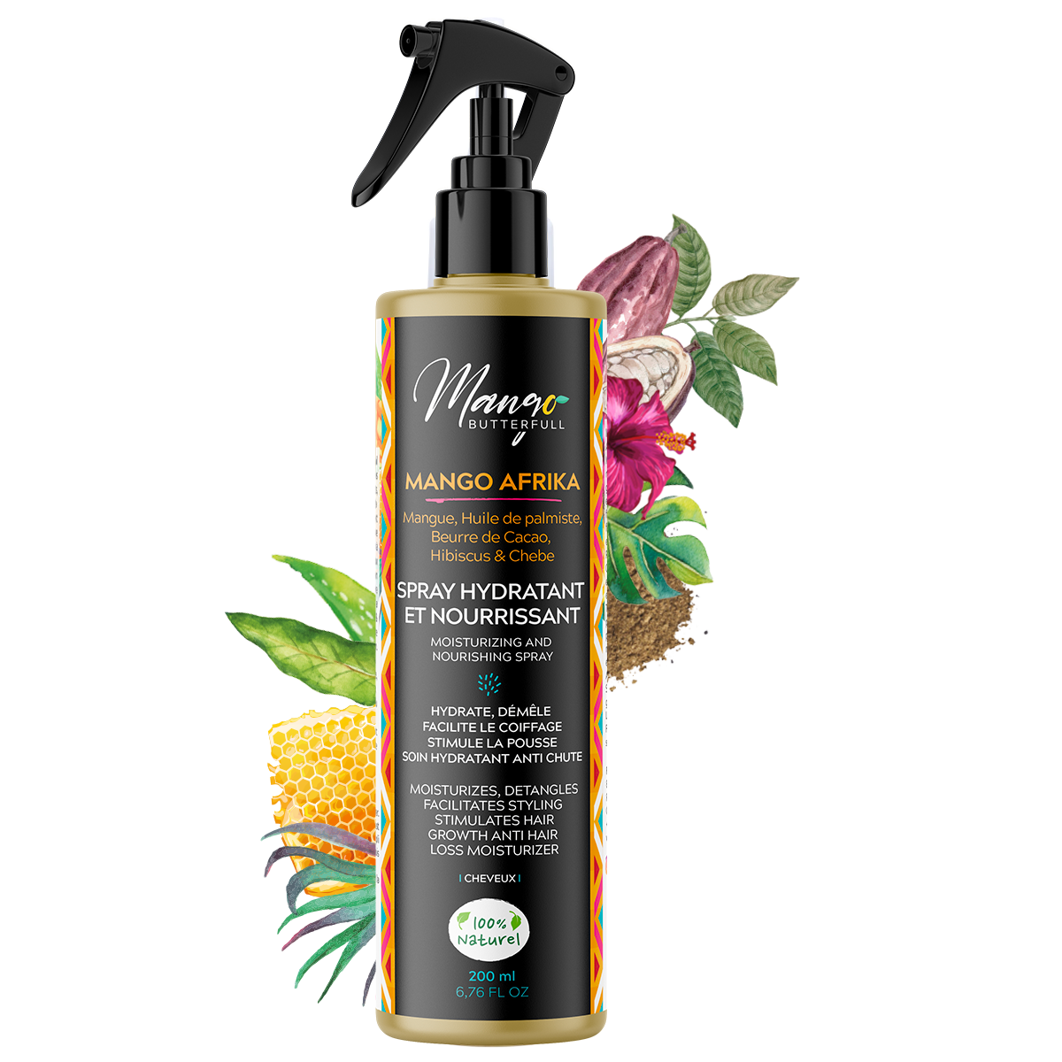 Spray hydratant Mango AFRIKA – Mango Butterfull Cosmétics