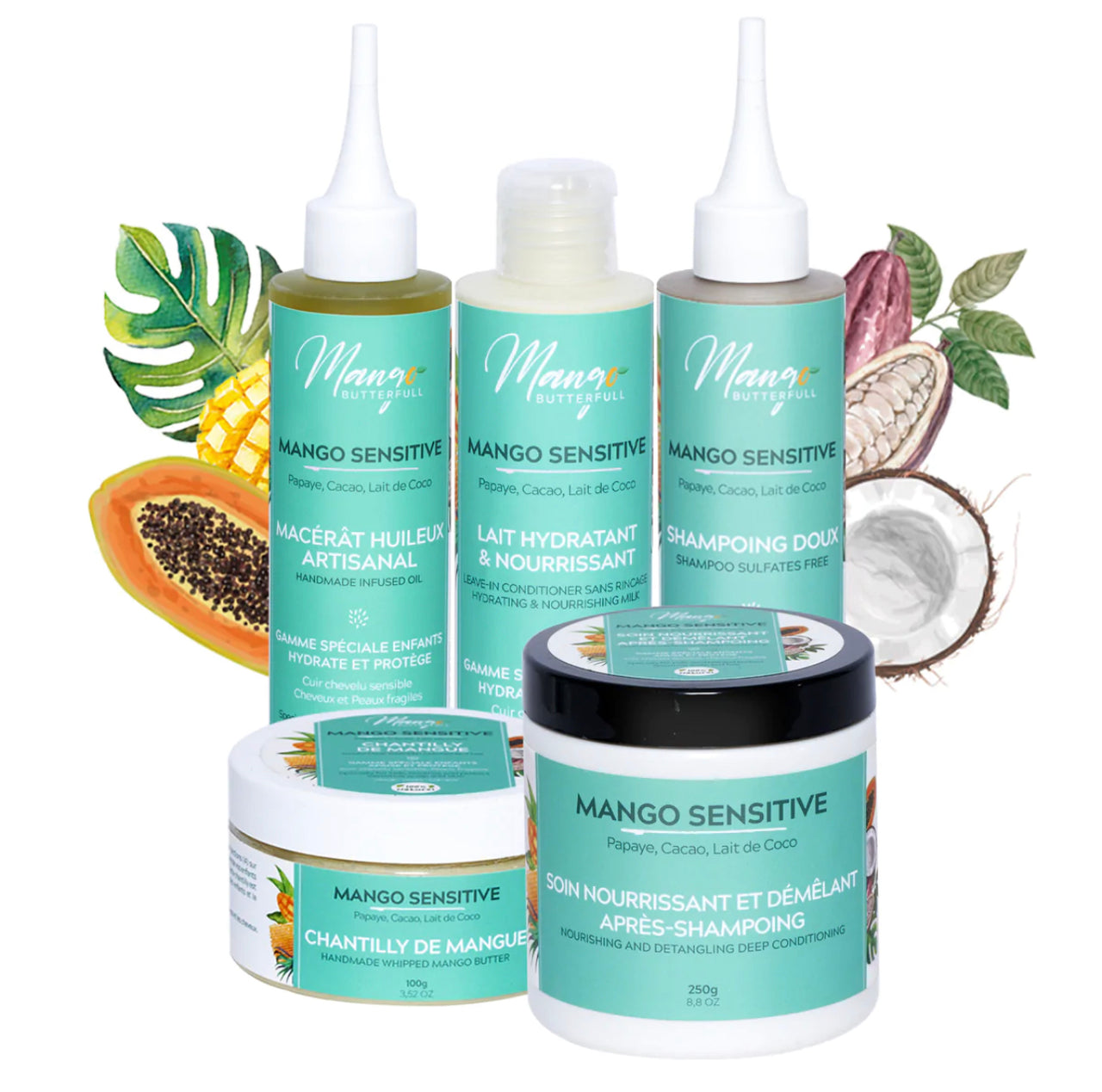 COFFRET ROUTINE CAPILLAIRE Mango Butterfull Cosmétics